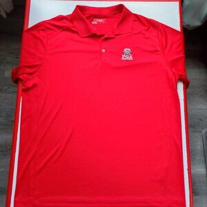 Nike Golf Tour Performance polo shirt men's size 2XL red Dri-Fit short sleeve